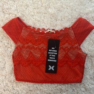 Nightcap crop top new with tags size XS